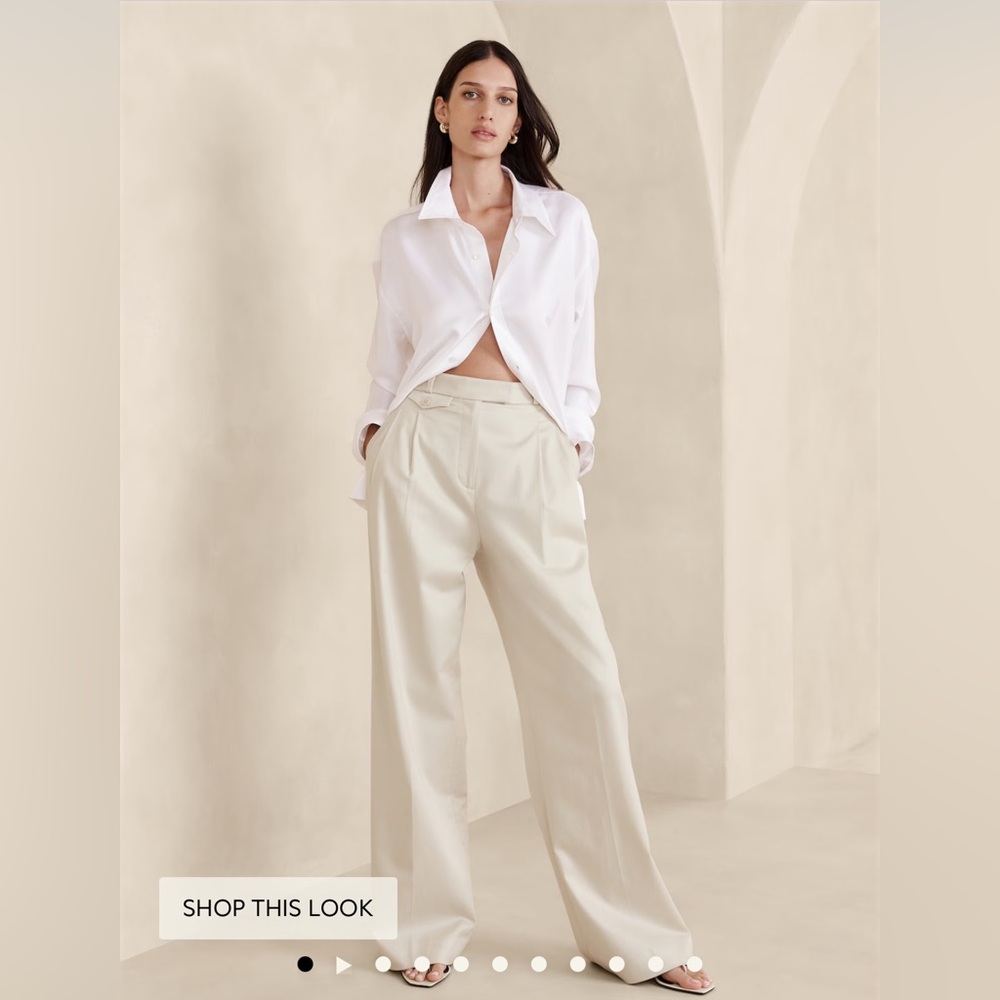 Banana Republic Wide Leg Pants